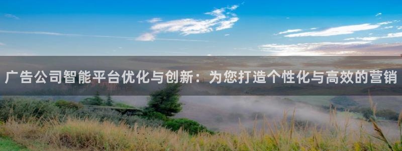 BB贝博艾弗森苹果手机下载链接：广告公司智能平台优化与创新：为您打造个性化与高效的营销